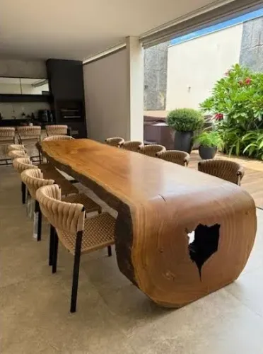 Conjunto de mesa cascata