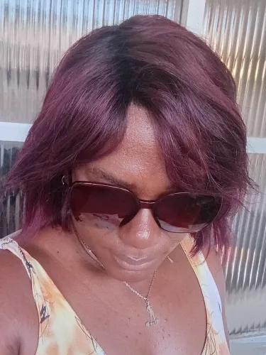 Peruca wig cabelo humano 1b/99j