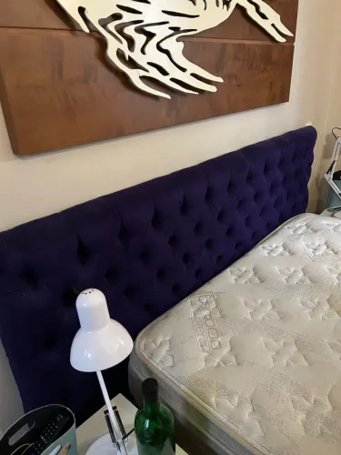 Cabeceira estofada para cama, baixou para vender