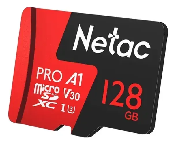 Cartão De Memória Netac Profissional Videos 4k V30 128gigas