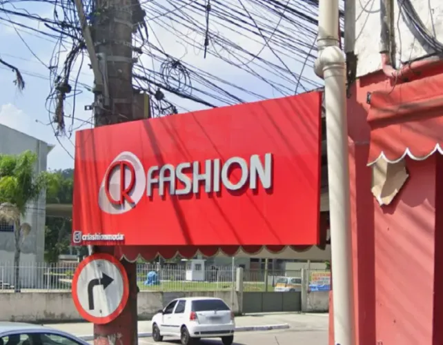 Letreiro chapa ACM 