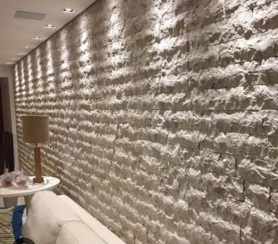 Revestimento de Pedra Natural Rock Face para Ambientes Sofisticados