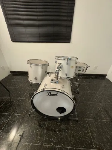 Bateria Pearl - Branca | Linda!!!