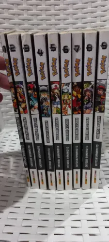 Mangás Pokémon B&W - Volumes 1 a 9