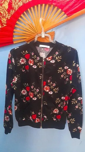 Jaqueta  Floral Feminina