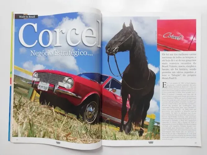 Ford Corcel I - 1968 a 1977 - Kit 2 revistas com história detalhada