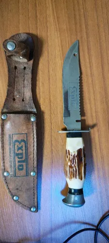 Faça antiga Tramontina com propaganda Inox
