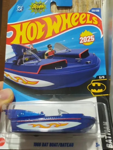 Hot Wheels lancha Batman 1966 Bat boat/ bateau