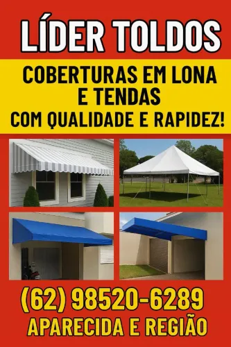 Toldos e Coberturas em Lona - Aparecida de Goiânia