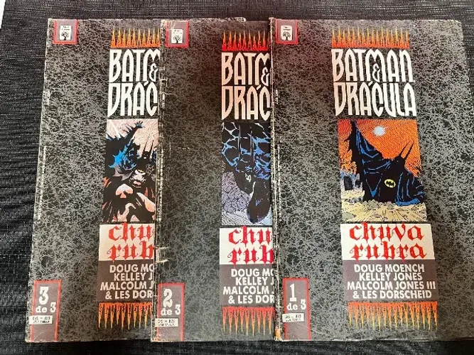 BATMAN & DRÁCULA: CHUVA RUBRA N° 1 AO 3 - Completa