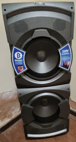 Caixa de som Torre Mondial 1500 watts