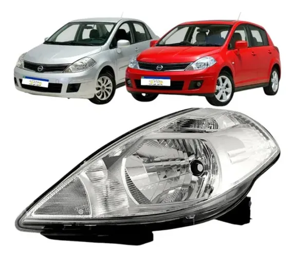 Farol Le Nissan Tiida 2008 2009 2010 2011 2012 2013 S Sl