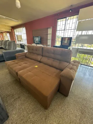 Sofá Marrom Novo 