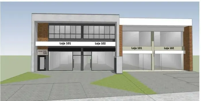 Loja nova para locação no bairro Vila Nova, zona sul de Porto Alegre.