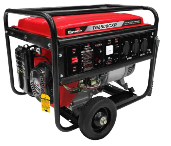 Gerador à Gasolina TG6500CXR 4T 389CC 6kVA Bivolt Mono com Partida Manual