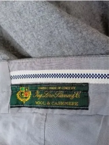 Calça social masculina Loro Piana de cashmere italiana  tamanho  gg