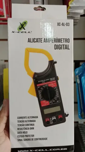 Alicate Amperímetro Digital X-CELL XC-AL-03