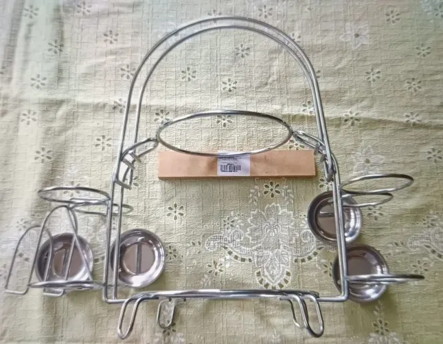 Porta Copos em Aço Inox - Novo