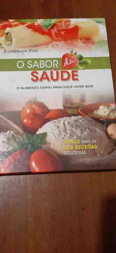 Livro de Receitas " O sabor da saúde" 198 páginas
