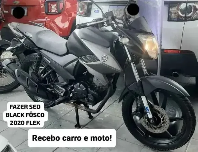 FAZER SED 2020 BLACK FÔSCO 150CC 