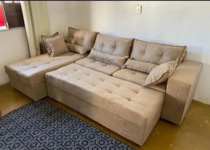 Sofá big chaise 3,0 largura frete gratis pagamento no ato da Entrega R$ 2.399,99 a vista