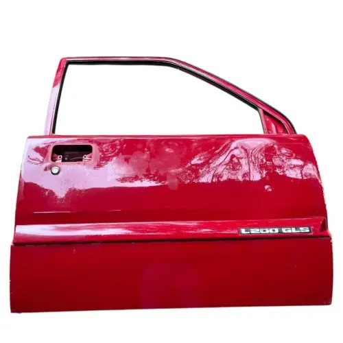 Porta Mitsubishi L200 Gls Quadrada 97 98 99 A 2005 Original Dianteira Direito Vermelho