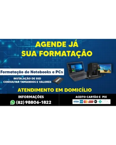 Formatação de Windows com Programas - Serviço em Domicílio