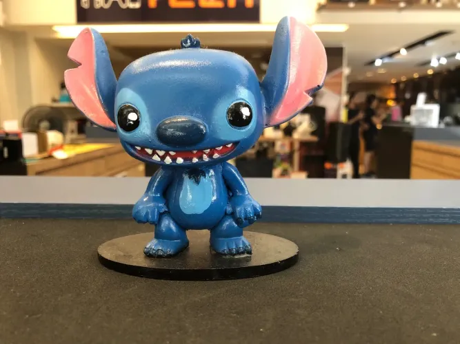 Boneco Stitch - Coleção Disney Resina