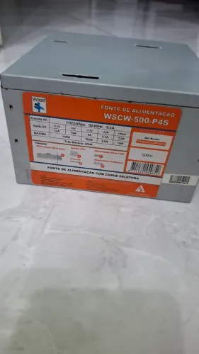 Fonte de Alimentação Wise WSCW-500-P4S 500W
