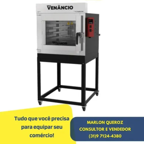 Forno Turbo Elétrico Venâncio 5 Esteiras 220v