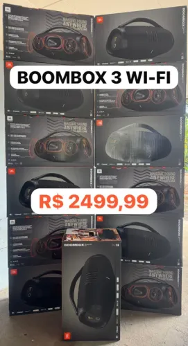 Boombox 3 wifi lacrada zero na caixa  ultimas peças.