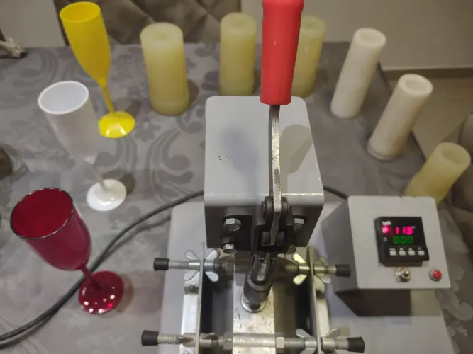 Prensa Térmica Para Longe Drinks/Copos/Canecas de Acrílico