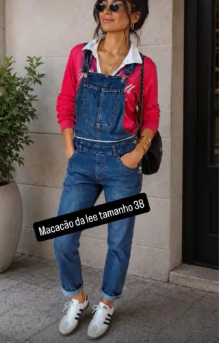 Jardineira Lee tamanho 38