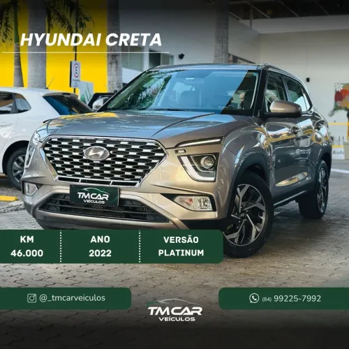 Hyundai Creta Platinum 1.0 TB 12V Flex AUT 2022