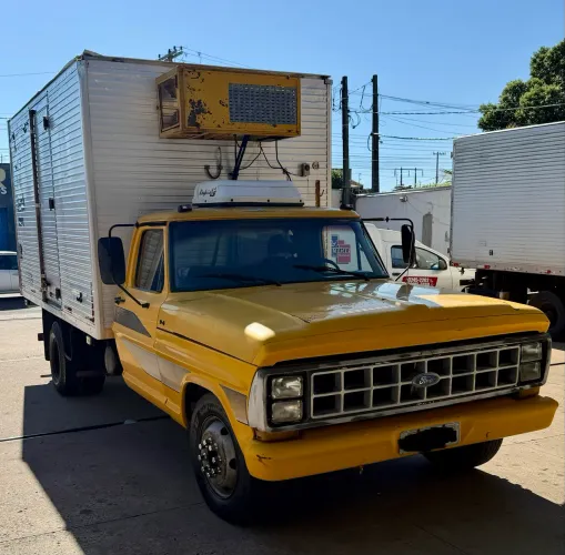 FORD F-4000 1991 DIESEL - BAÚ 