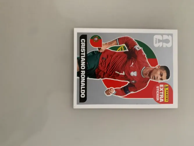 Figurinha Legend - Cristiano Ronaldo prata