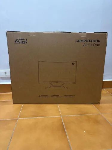 Computador All-In-One Curvo Aitek 32" Intel Core I7 16GB SSD 512GB - Novo Lacrado