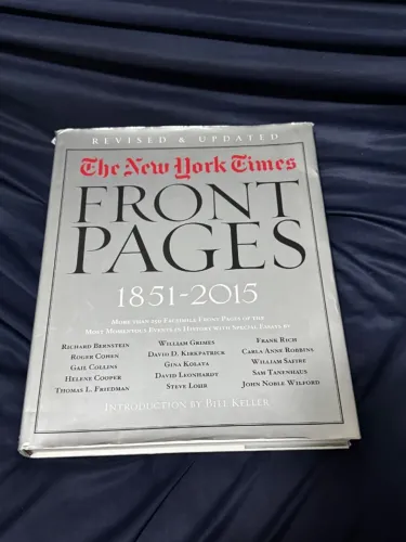 Livro The New York Times Front Pages 1851-2015 (Capa Dura / Histórico)