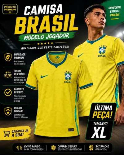 Camiseta Brasil Jogador