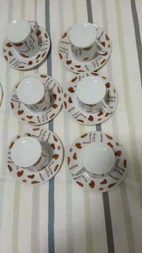 Jogo de xícara de café