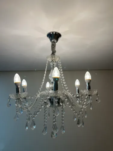 Lustre 6 lâmpadas led 