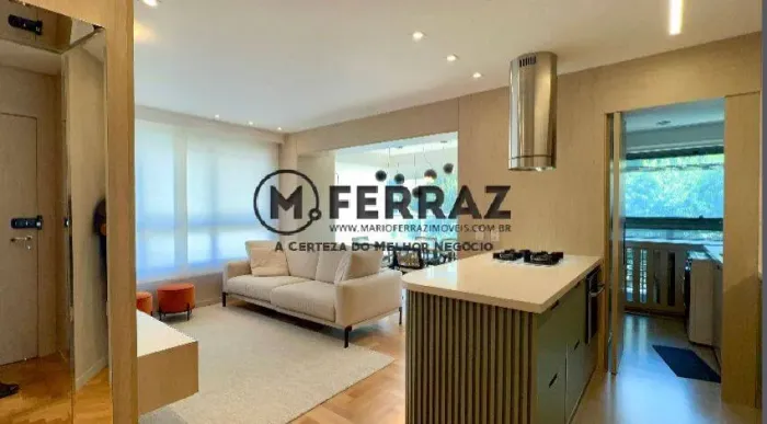 Apartamento mobiliado com 70 m² para venda ou locação