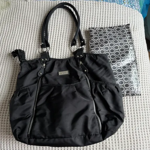 Bolsa Maternidade Carter's Preta + Trocador (Original)