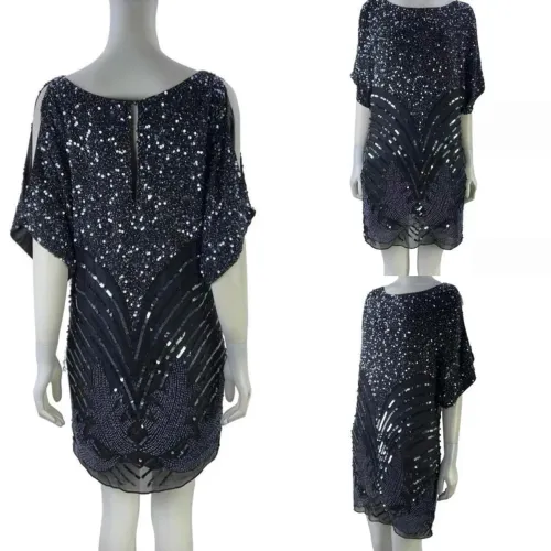 Vestido Aidan Mattox tamanho 10 (veste 38/40 Brasil)Ótimo pHalloween chique