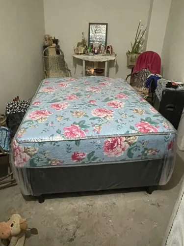 Cama box casal molas ensacadas
