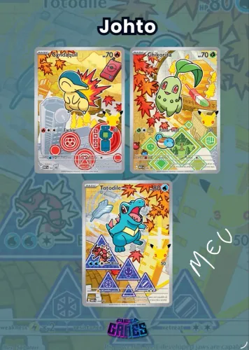 (CARTA POKÉMON) Troco Iniciais série 2 JOHTO por UNOVA