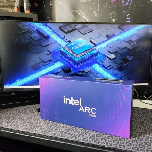 Placa De Vídeo Intel Arc B580 Limited Edition, 12GB, GDDR6, Xe2, Ray Tracing
