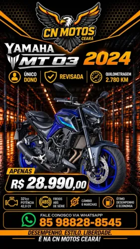 Yamaha MT-03 321/abs 2024