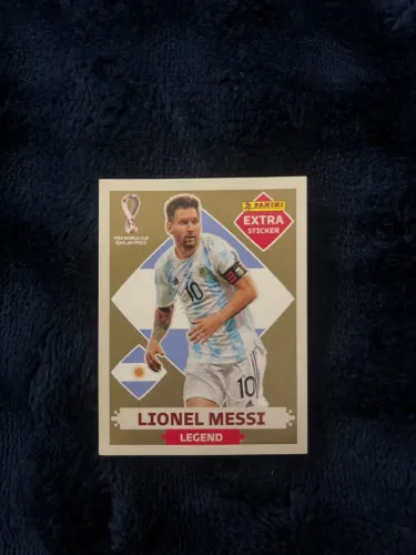 Figurinha Extra 2022: Messi Gold
