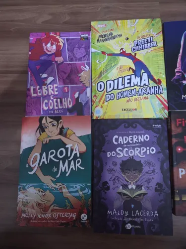 Lote de HQ'S e Livros Usados - LEIA A DESCRIÇÃO!
